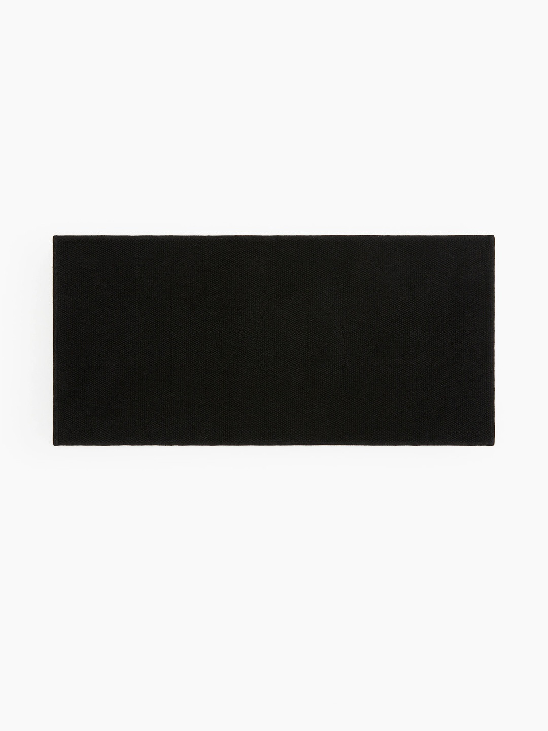 H&M Black Cotton Bath Mat