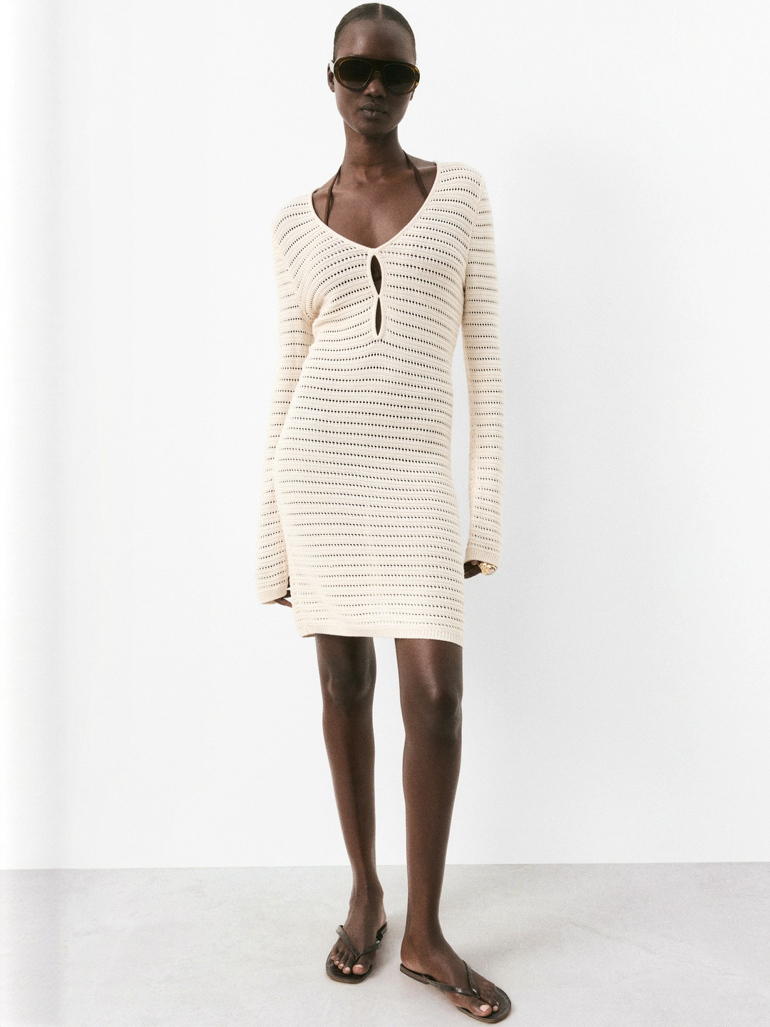 H&M Pointelle-Knit Dress