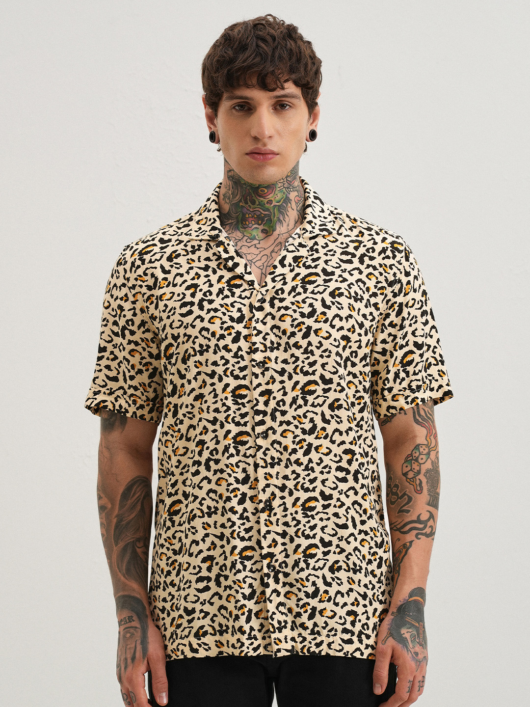 Banana Club Classic Animal Printed Casual Shirt