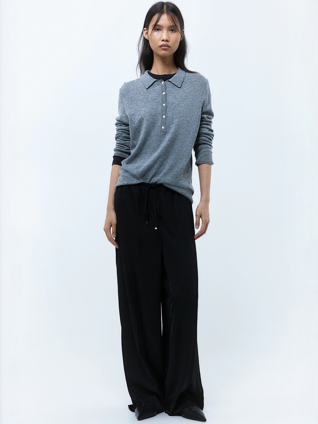 H&M Wide Drawstring Trousers