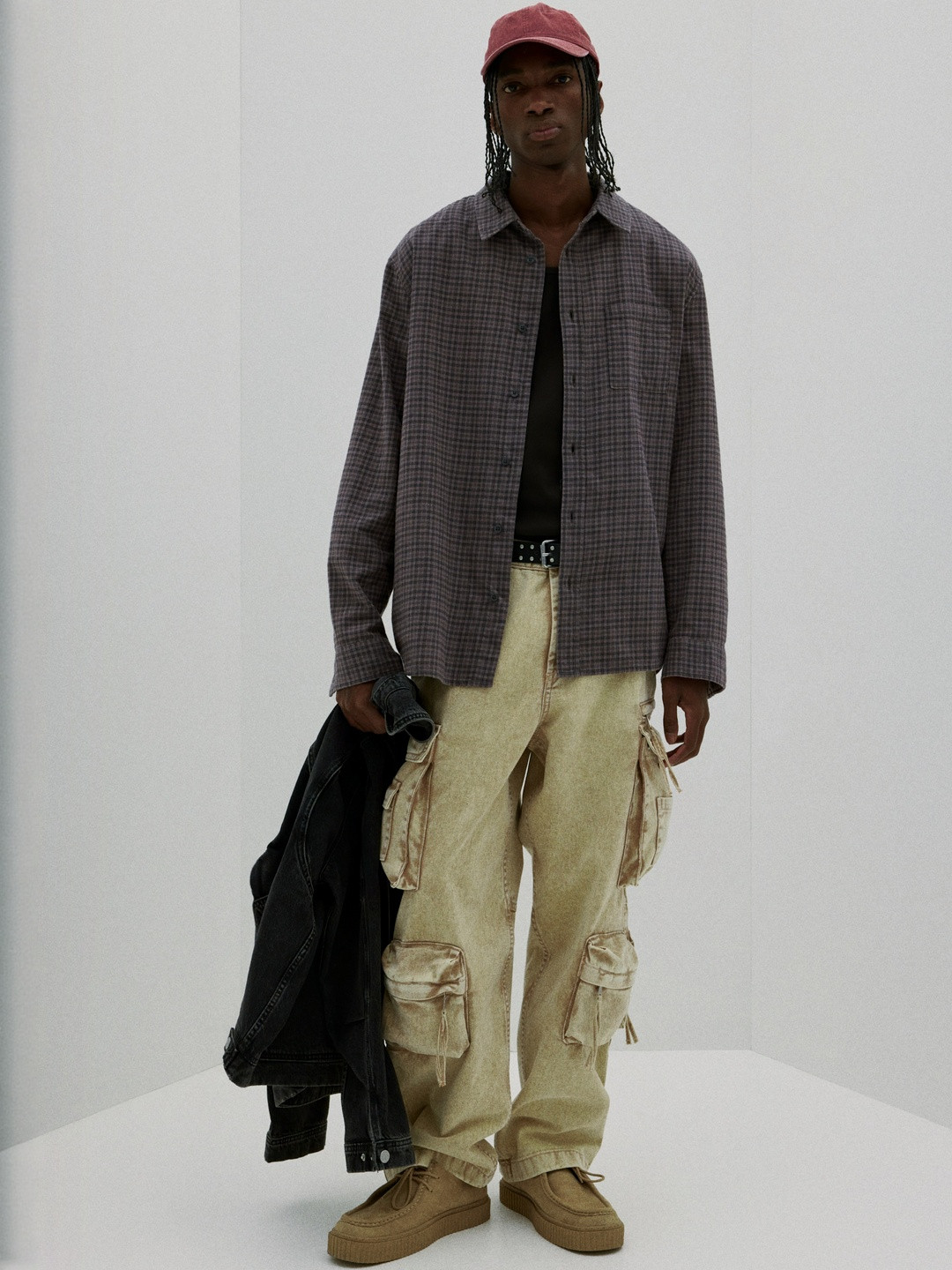 H&M Loose Fit Flannel Shirt