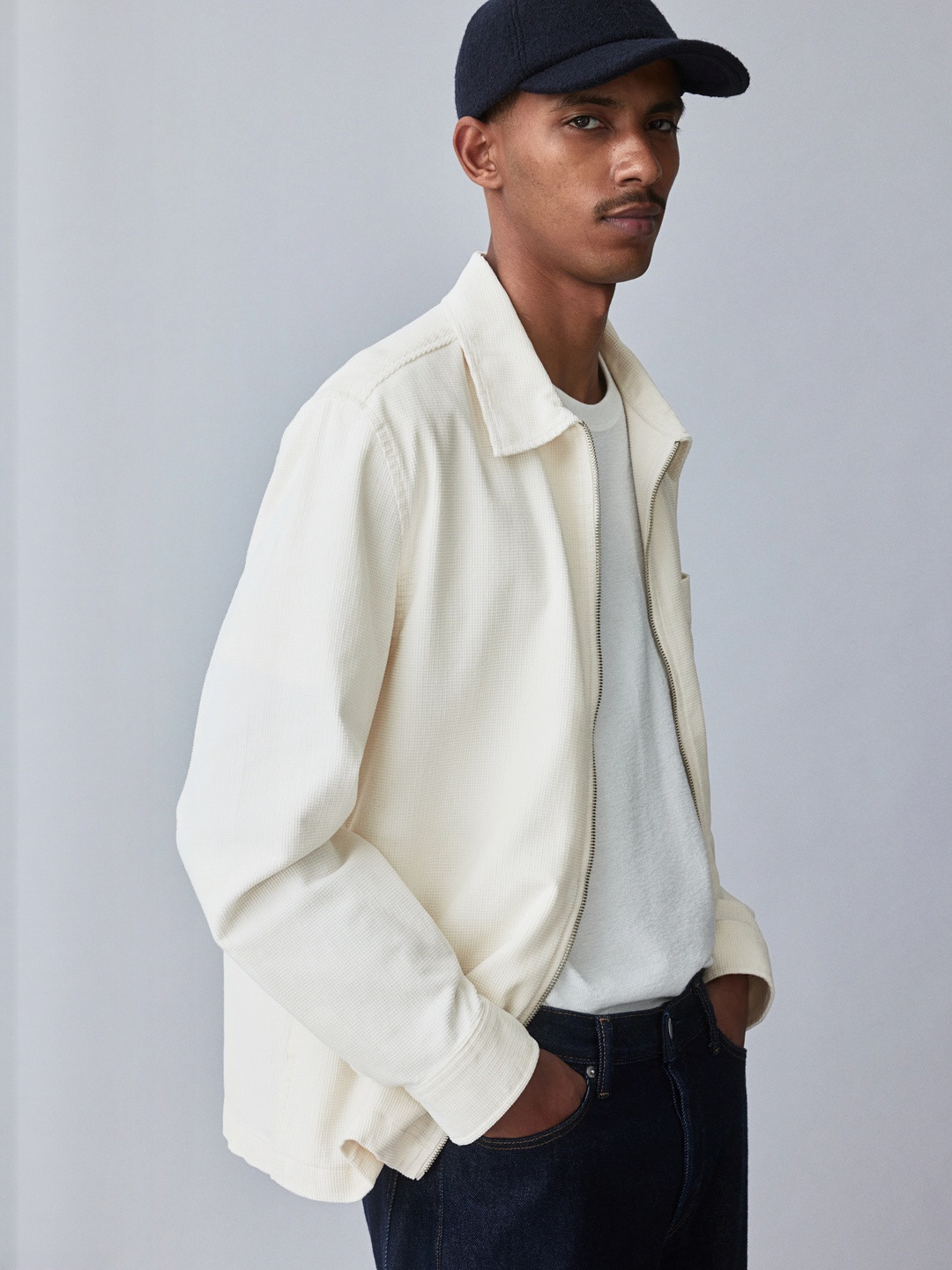 H&M Men Corduroy Overshirt