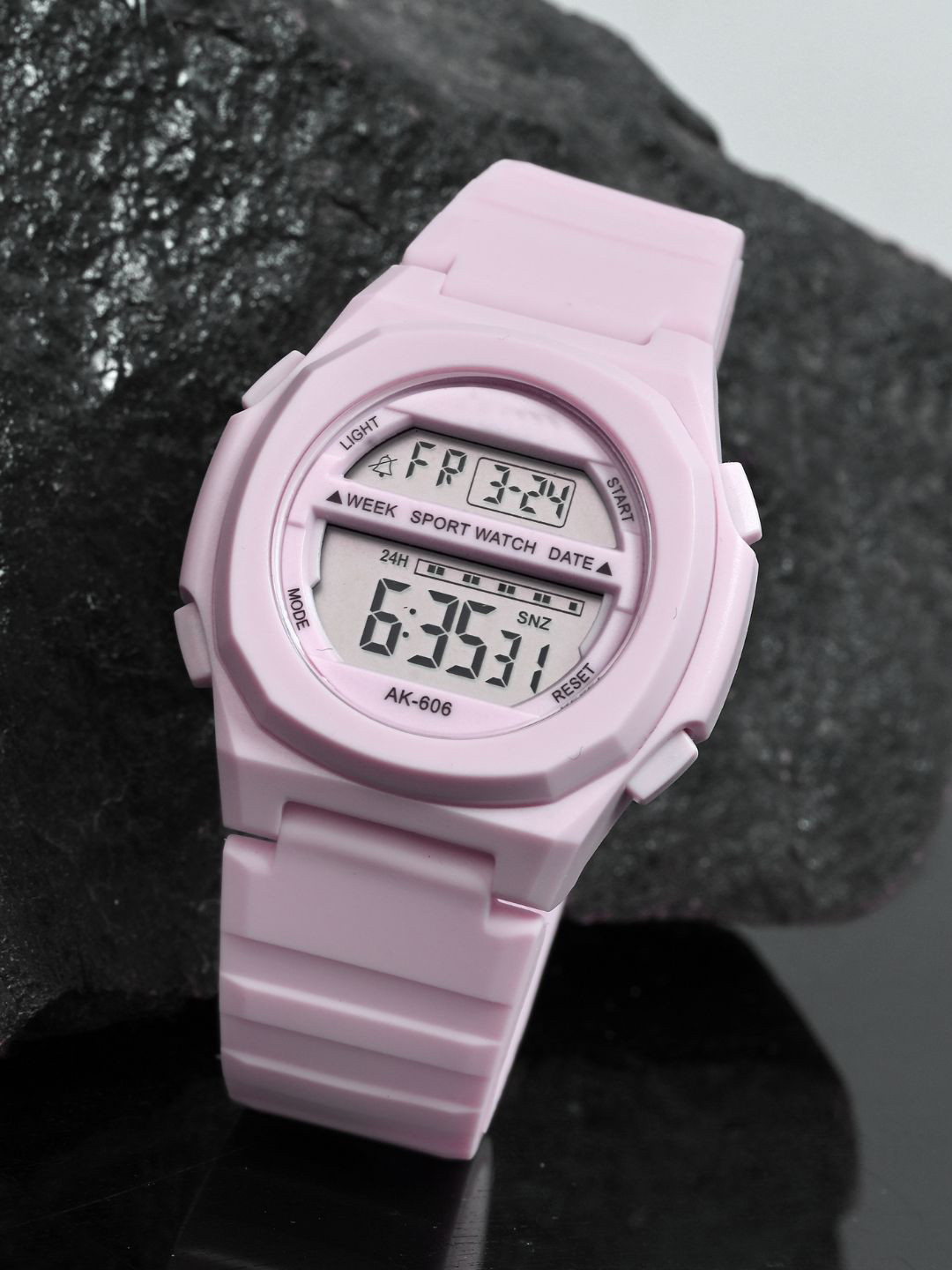 ON TIME OCTUS Kids Dial & Straps LED Backlight And Alarm Digital Watch DIGITAL-036 PURPLE