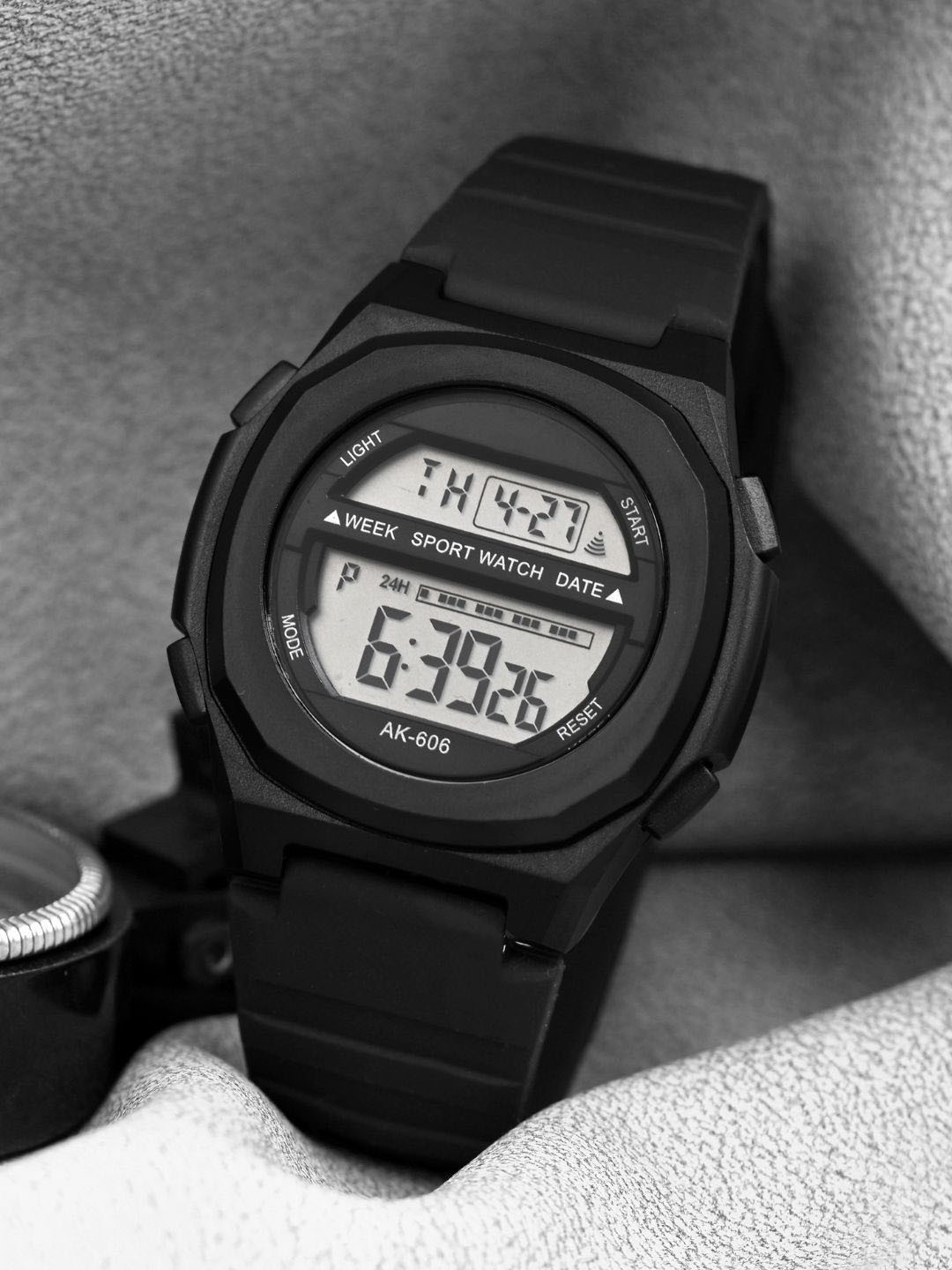 ON TIME OCTUS Kids Silicon Straps Digital Watch DIGITAL-036 BLACK