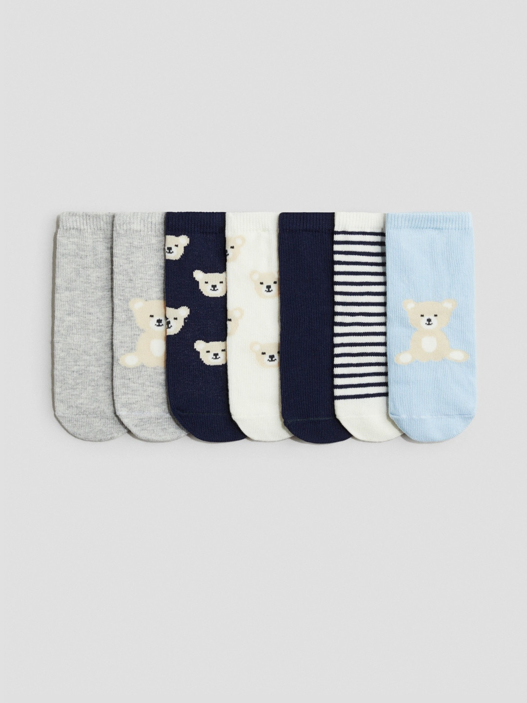 H&M Boys Set of 7 Graphic Printed socks
