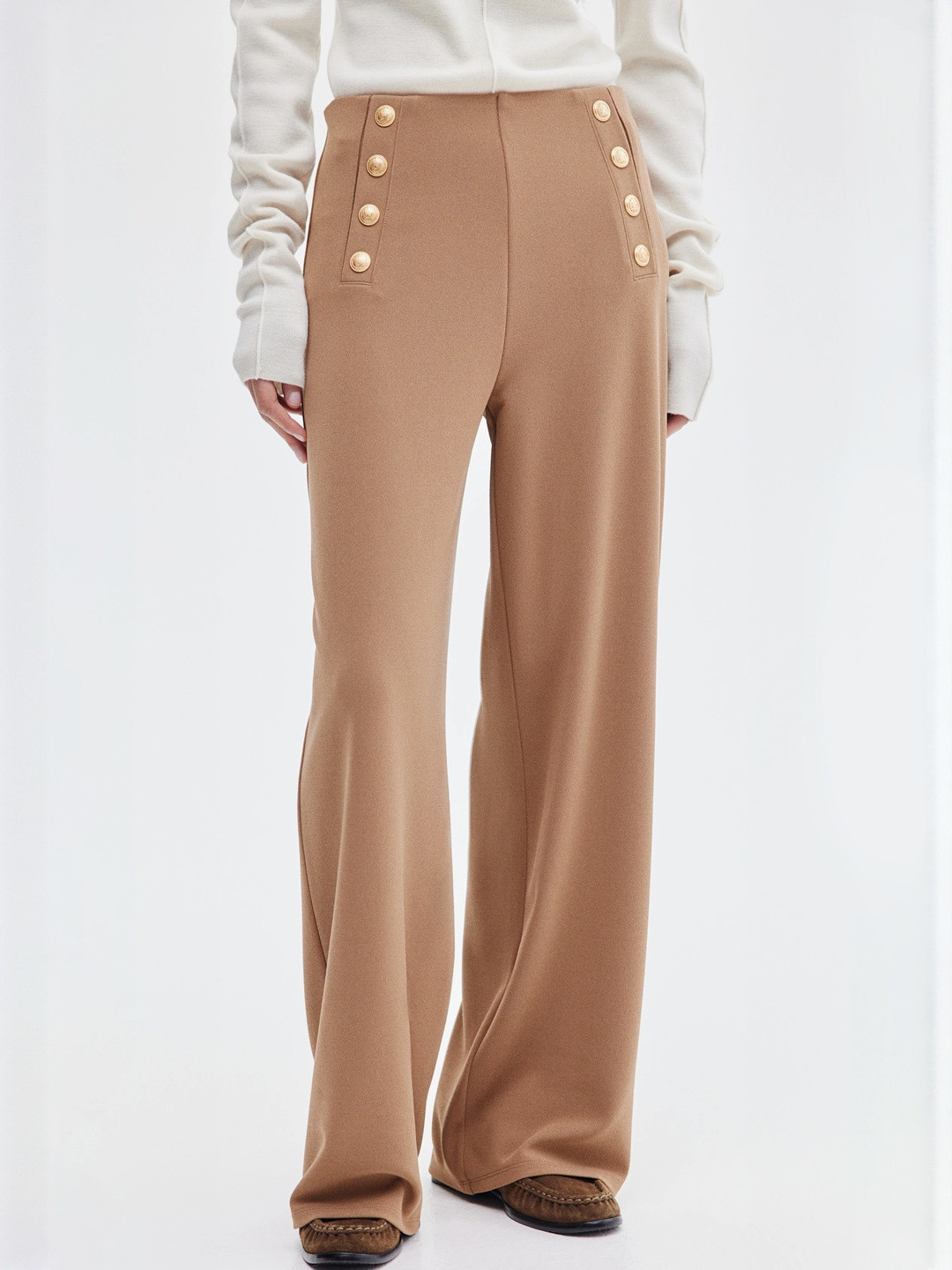 H&M Button-Front Trousers