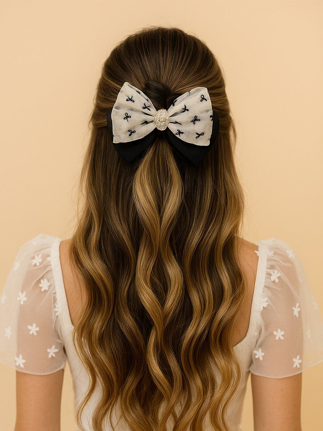 Haute Handles Women Korean Style Bow Hair Claw Clip