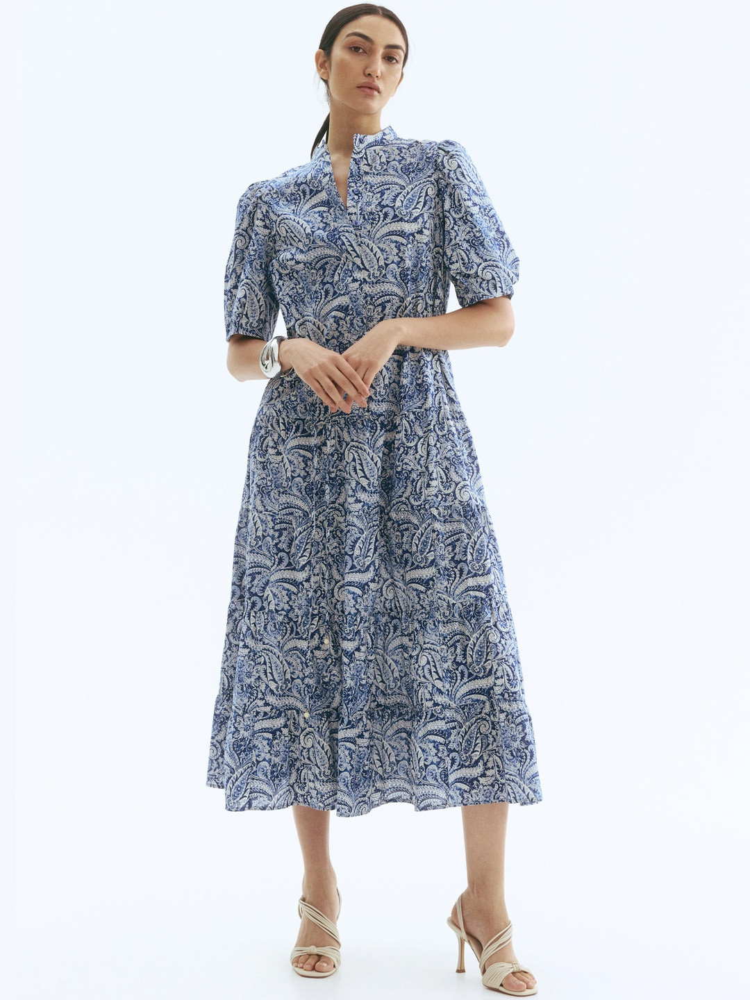 H&M Long Cotton Dress