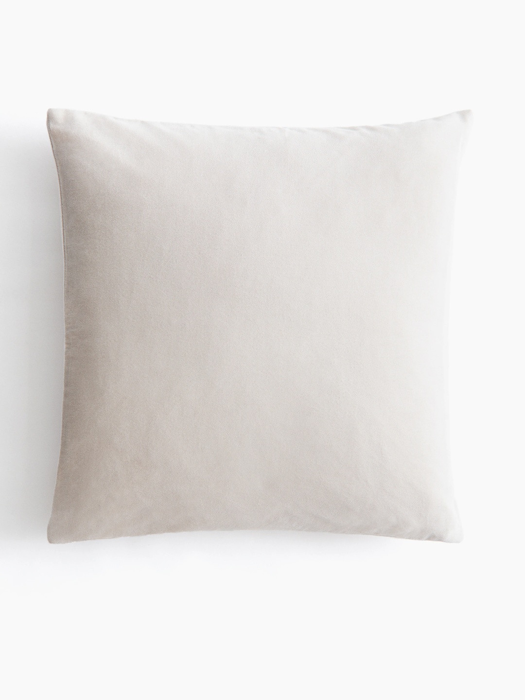 H&M Beige Velvet Cushion Cover