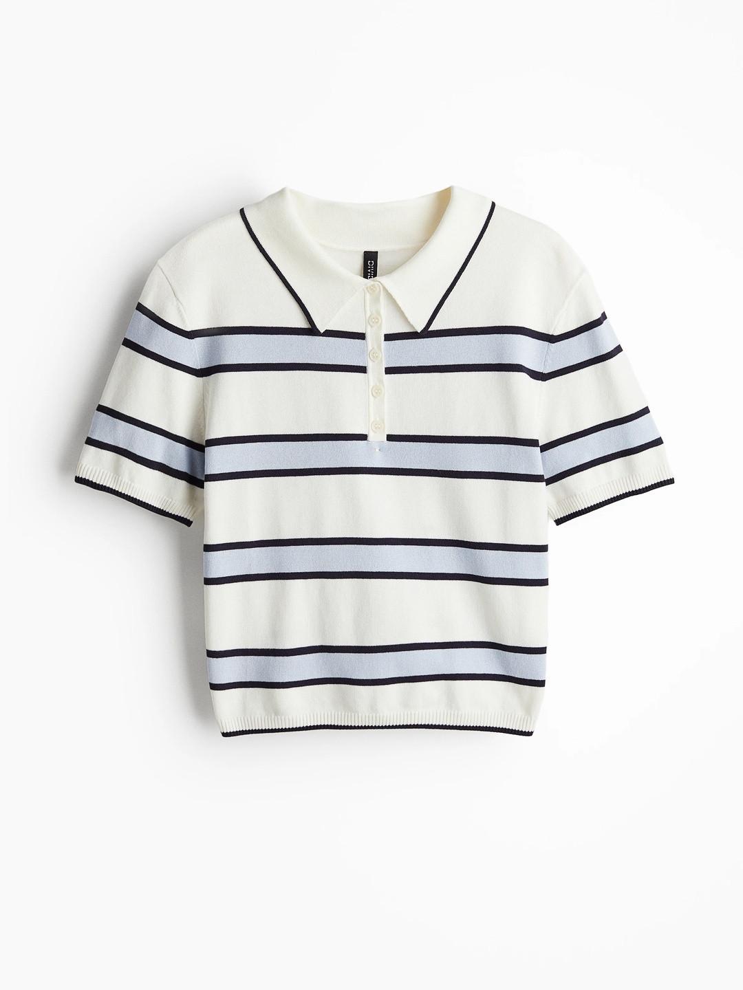 H&M Fine- Knit Polo Shirt