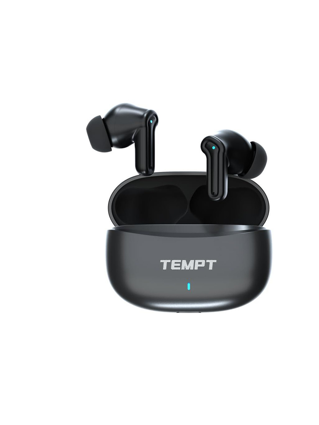 Tempt Dots Pro Bluetooth Earphones Wireless, 60Hrs Playtime & Noise Cancellation