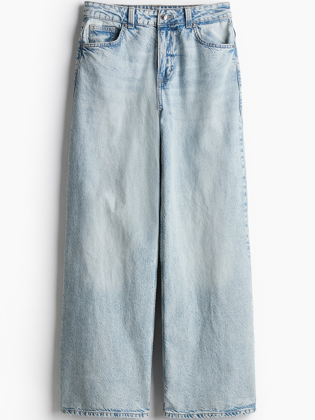 H&M Women Cotton Baggy Regular Jeans
