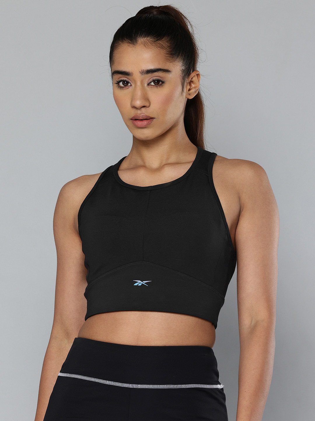 Reebok Full Coverage Lightly Padded Styled Back Workout Bra