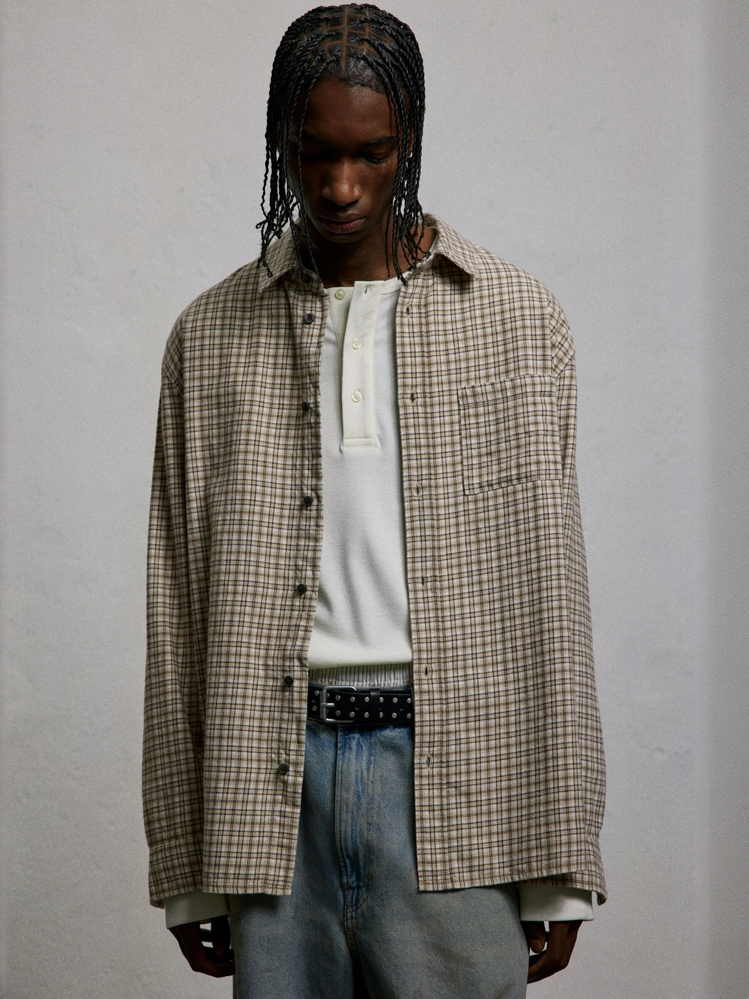 H&M Loose Fit Flannel Shirt