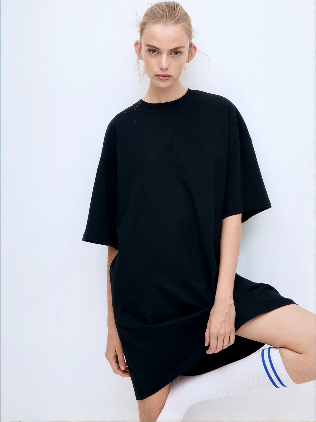 H&M Pure Cotton Oversized T-shirt Dress