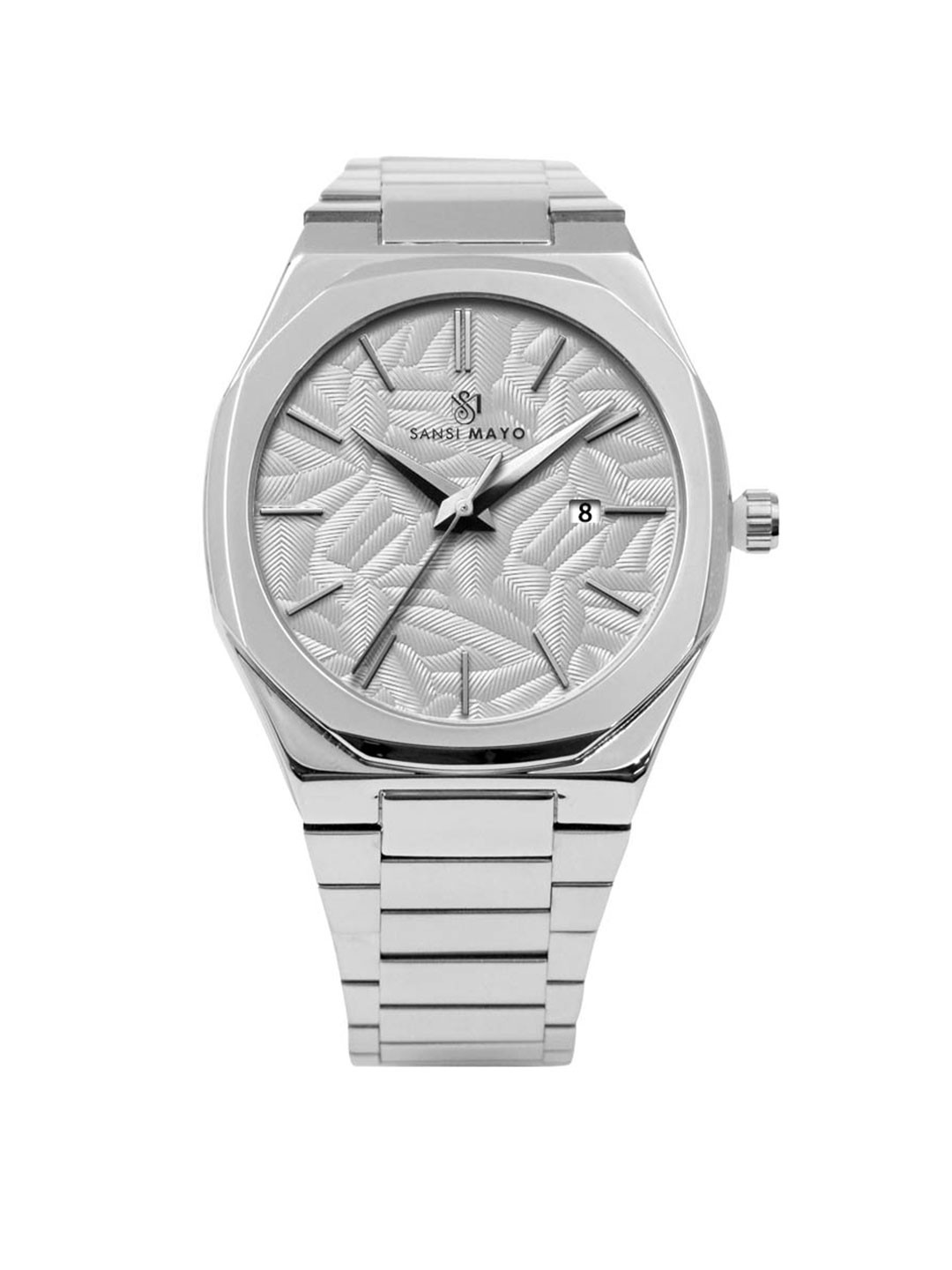 SANSIMAYO Ridox Men Bracelet Style Straps Analogue Watch SM-M-165-S-S-W