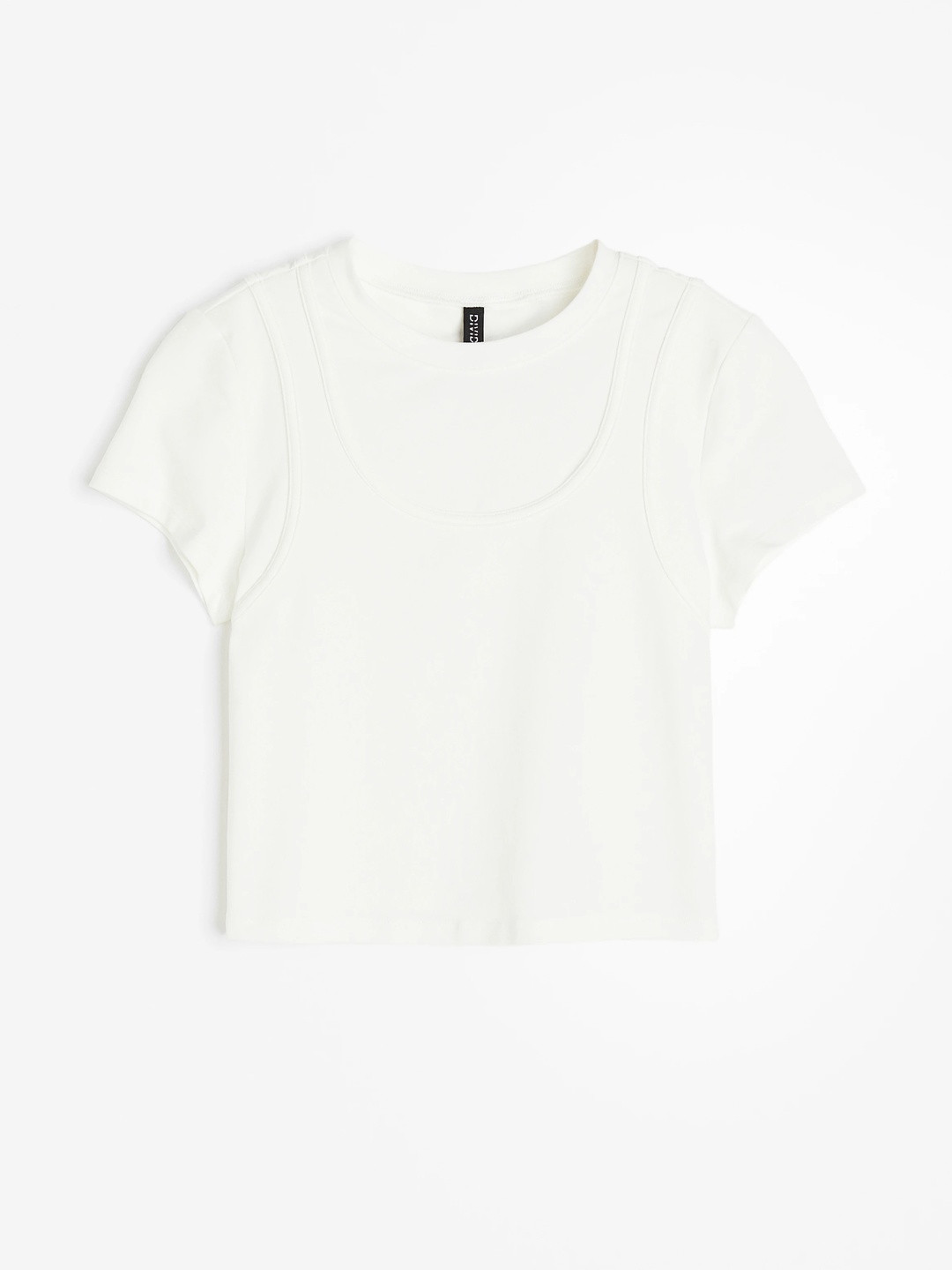 H&M Seam-Detail T-Shirt