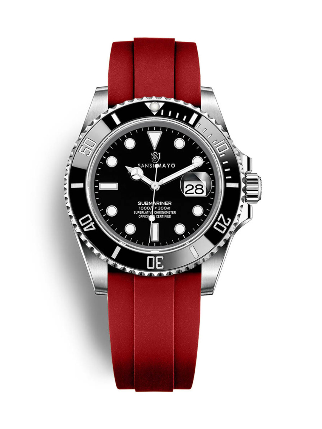 SANSIMAYO Men Dial & Bracelet Style Straps Analogue Watch SM-M-88-M-S-B