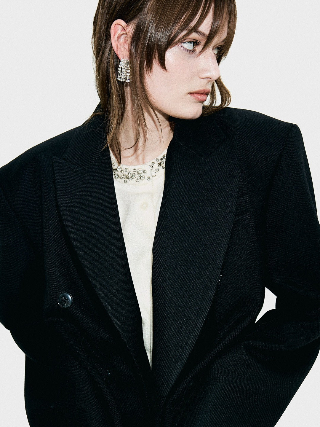 H&M Women Rhinestone-Embellished Cardigan