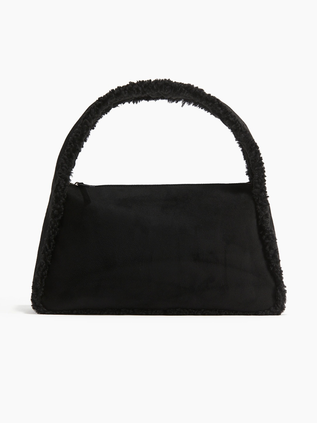 H&M Teddy-Trimmed Shoulder Bag