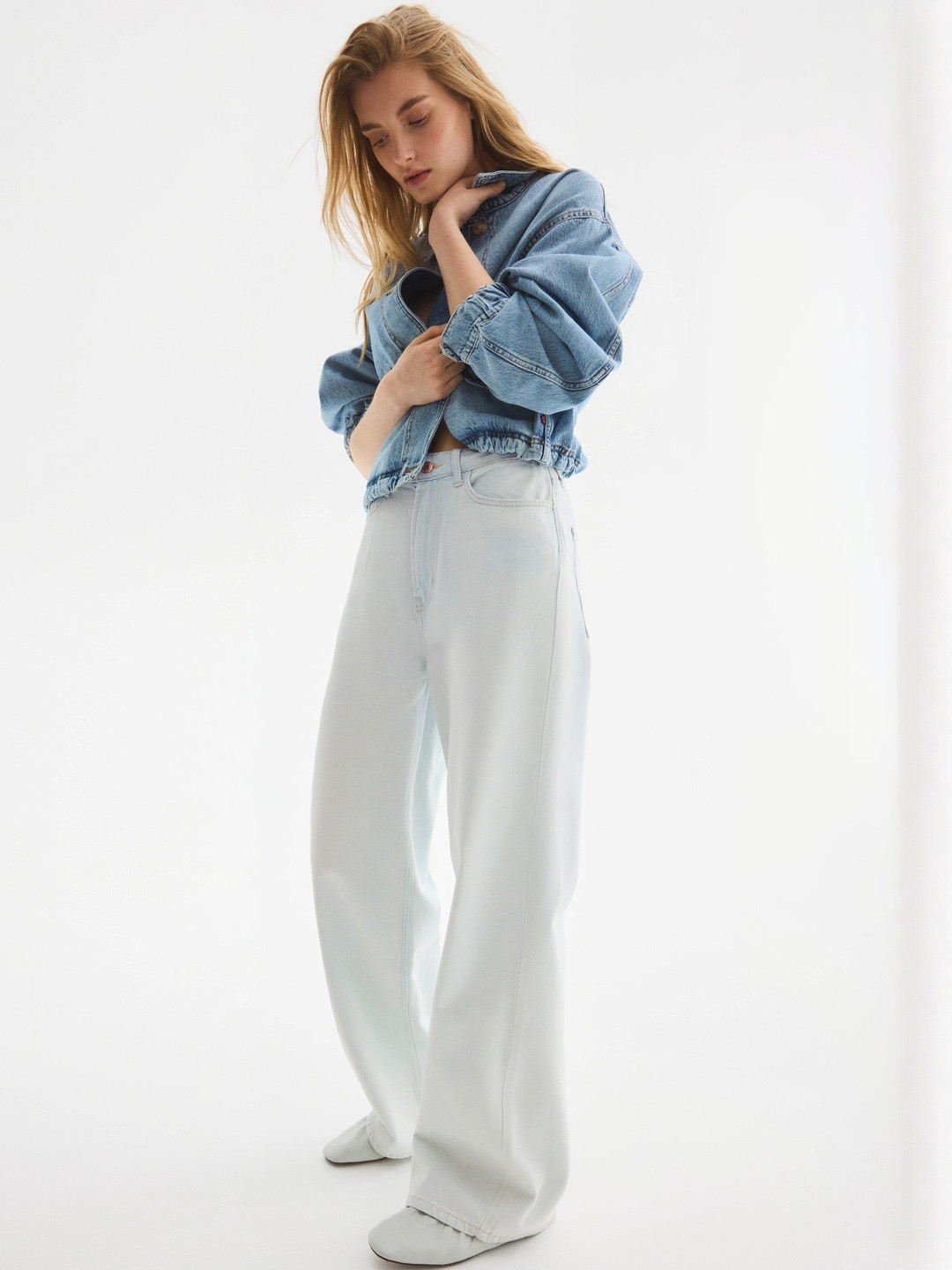 H&M Wide Ultra High Jeans