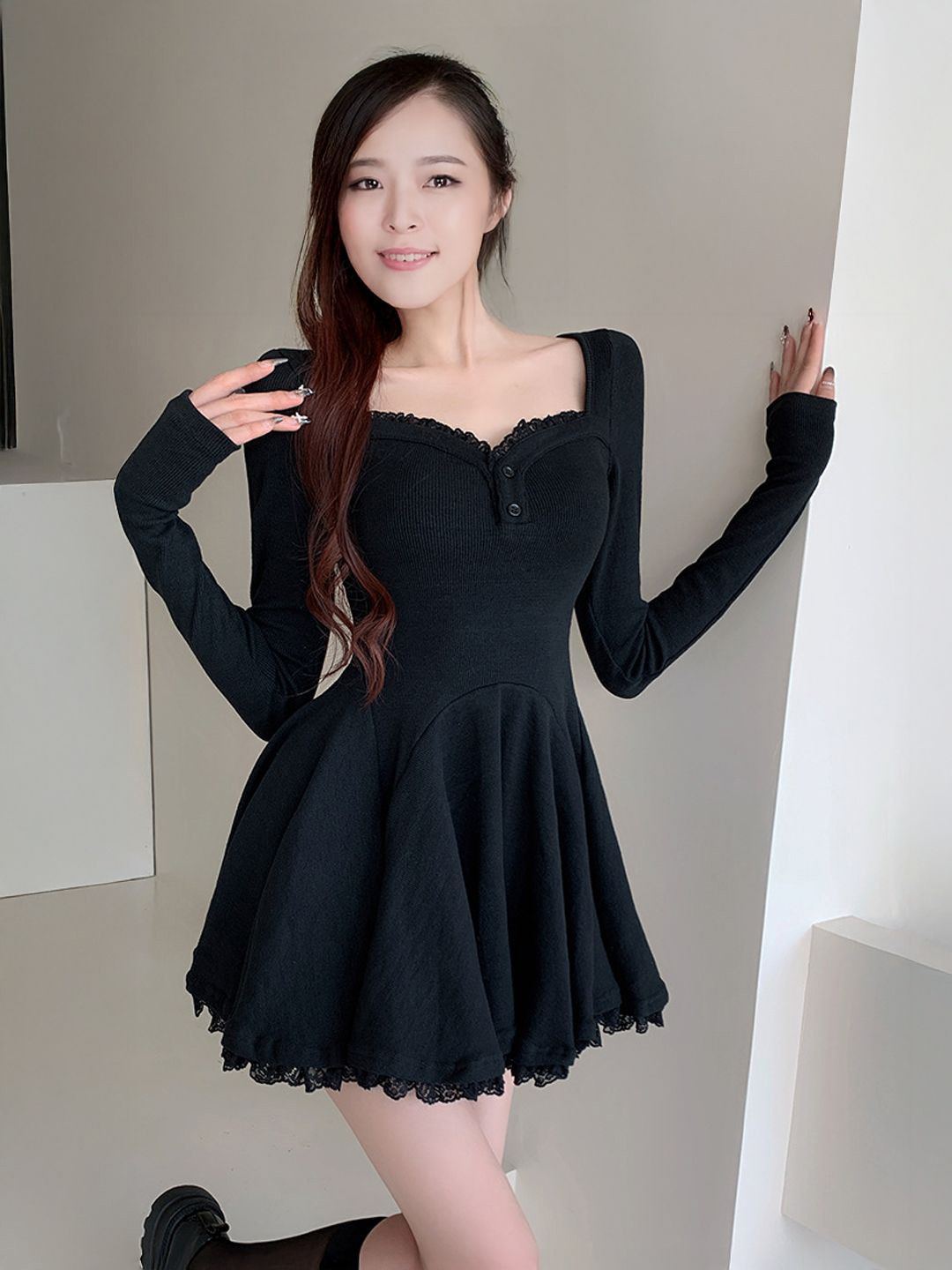 StyleCast Women Fit & Flared Mini Party Dress