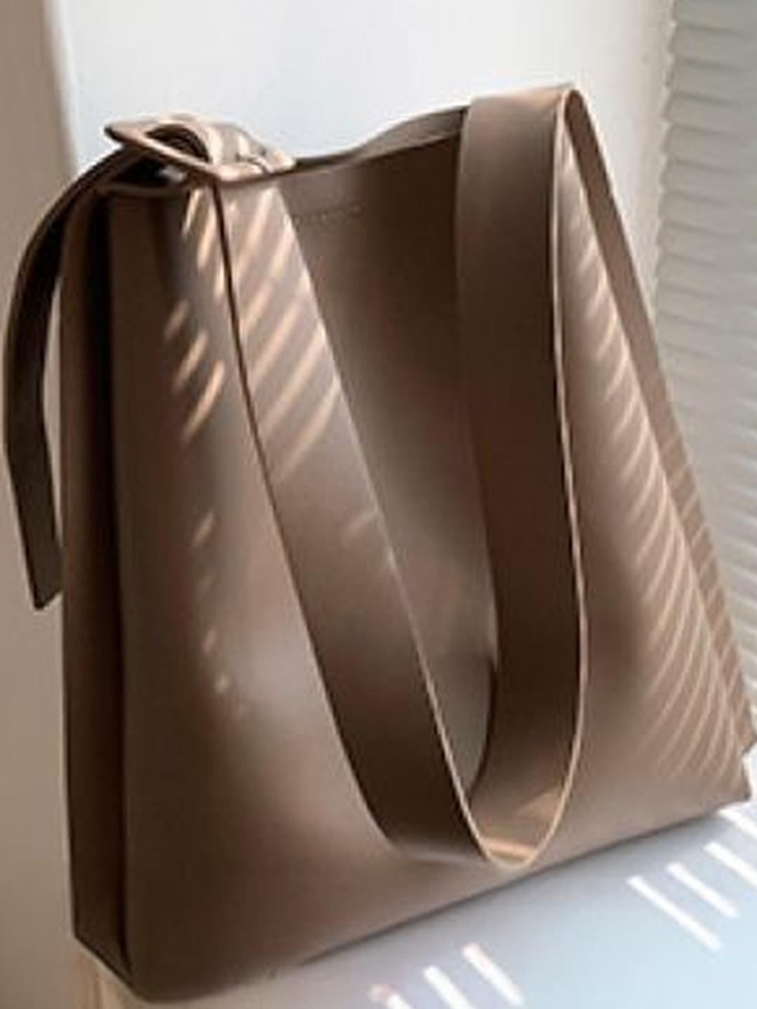 CORSICA Khaki Polyester Regular Shoulder Bag