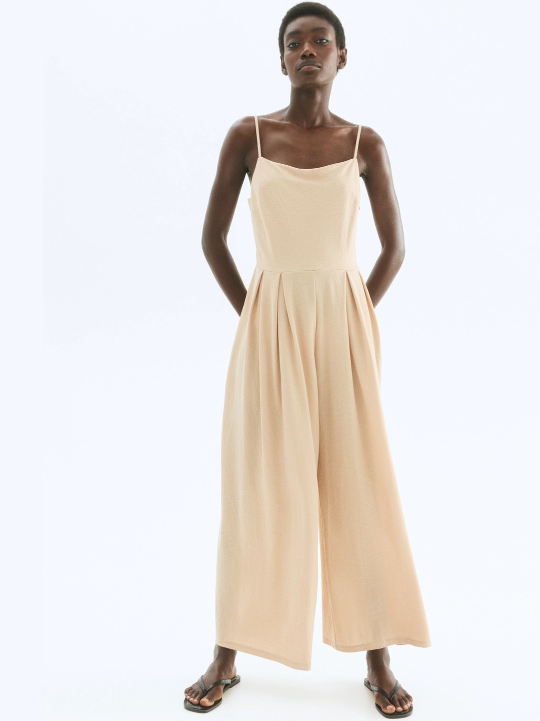 H&M Pleated Jumpsuit