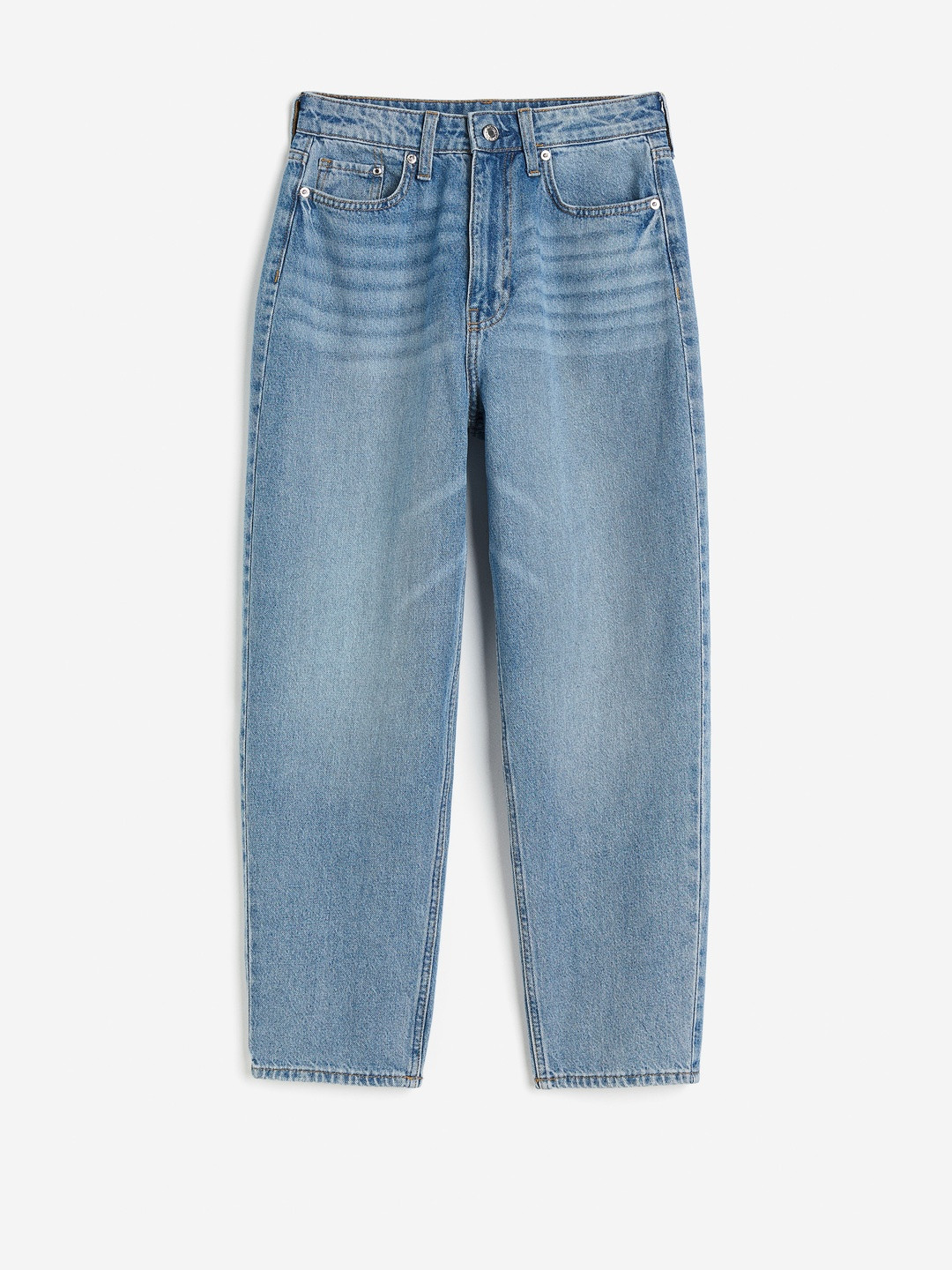 H&M Women Mom Loose Fit Ultra High Ankle Jeans