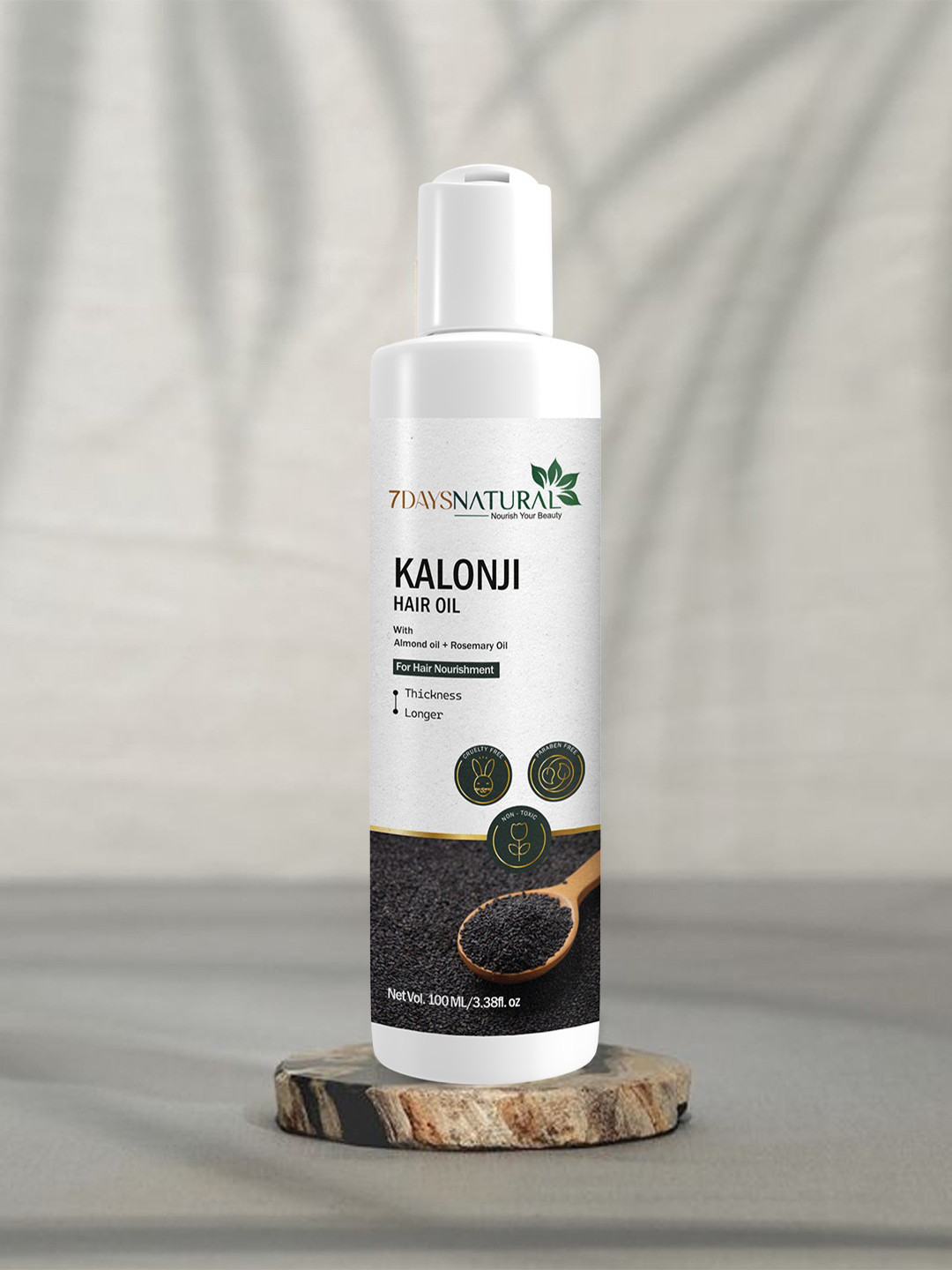 7DAYS Natural Kalonji Hair Regrowth & Hair Control Oil - 100ml