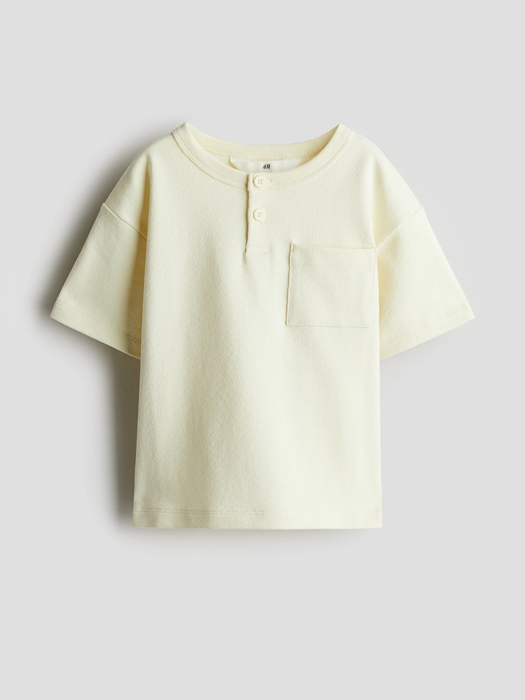 H&M Boys Terry Henley Top