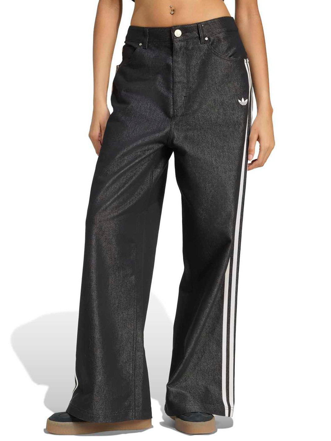 ADIDAS Originals Women Adilenium Season 4 Teamgeist Baggy Shine Denim