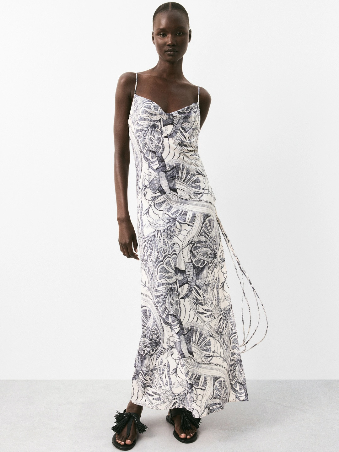 H&M Side-Slit Strappy Dress