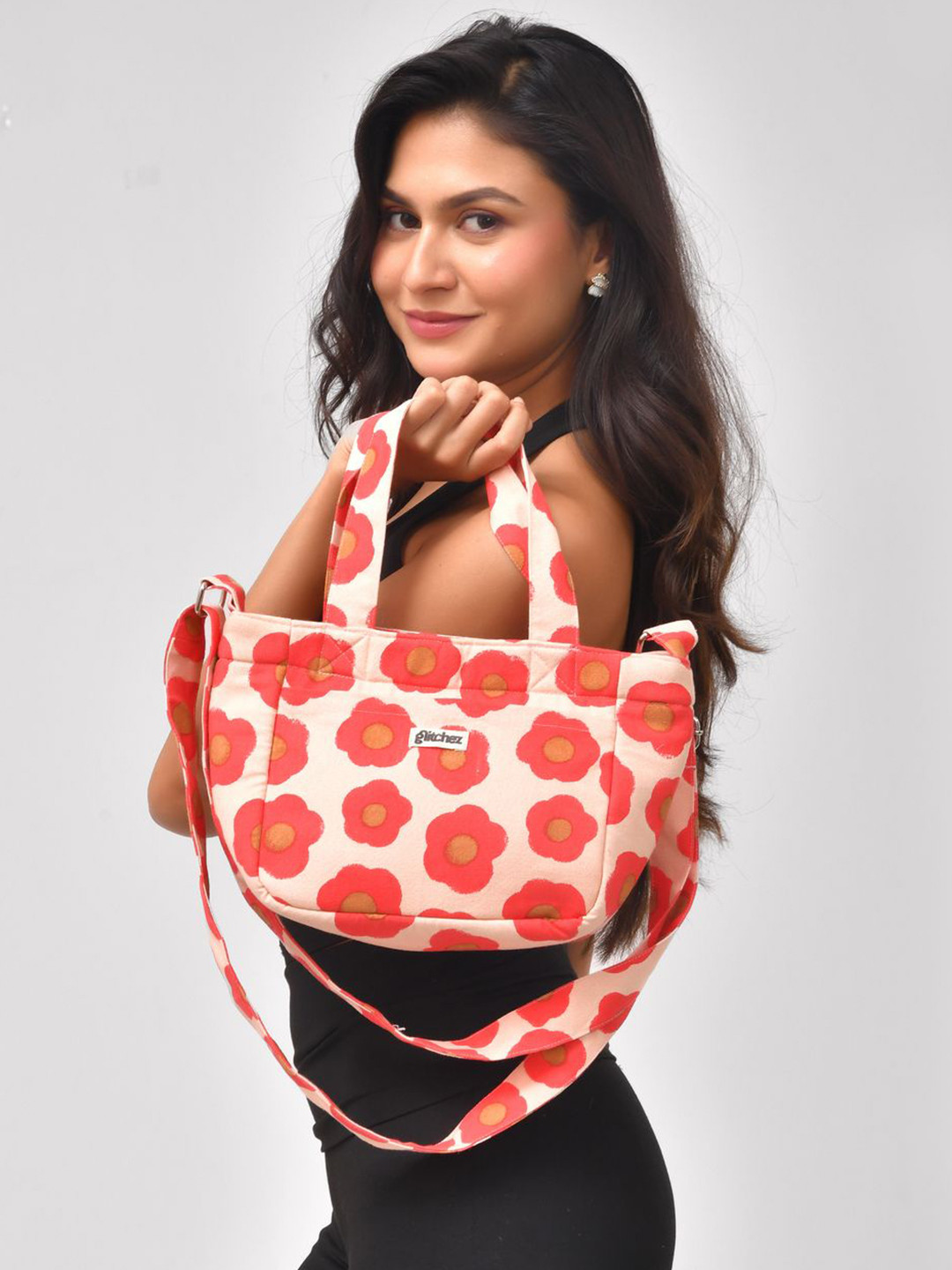 glitchez Women Quirky Mini Tote Crossbody Bag