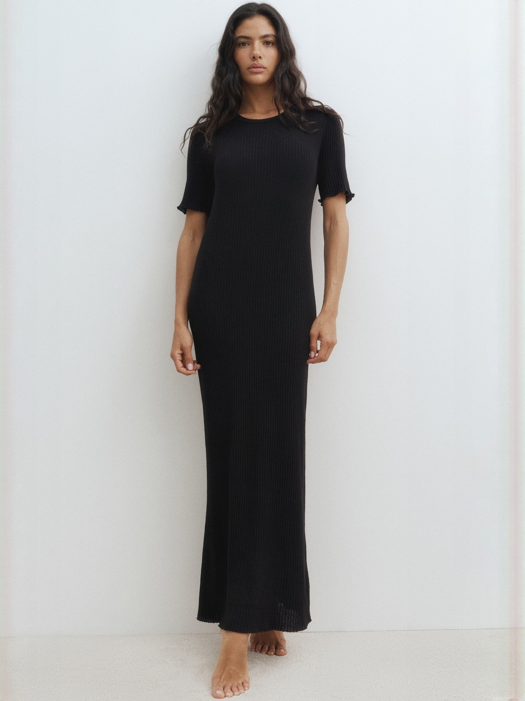 H&M Rib-Knit T-shirt Dress