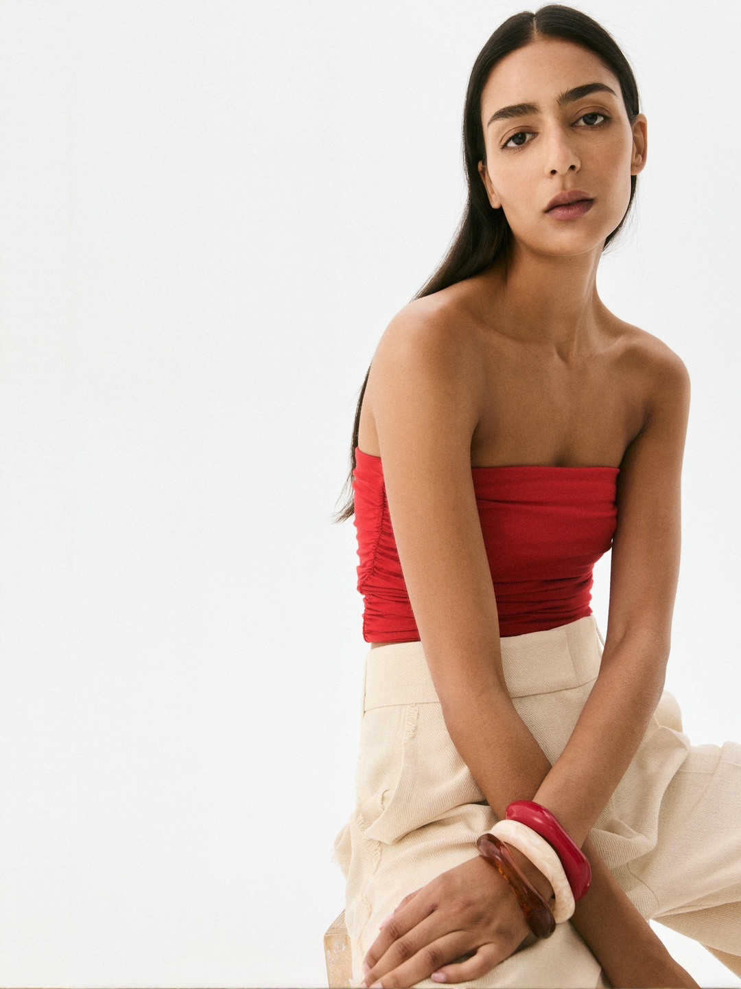 H&M Draped Tube Top