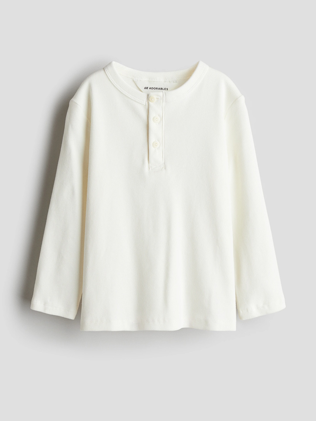 H&M Cotton Henley Top