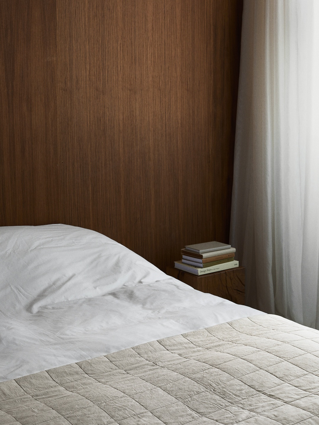 H&M Beige Quilted Bedspread