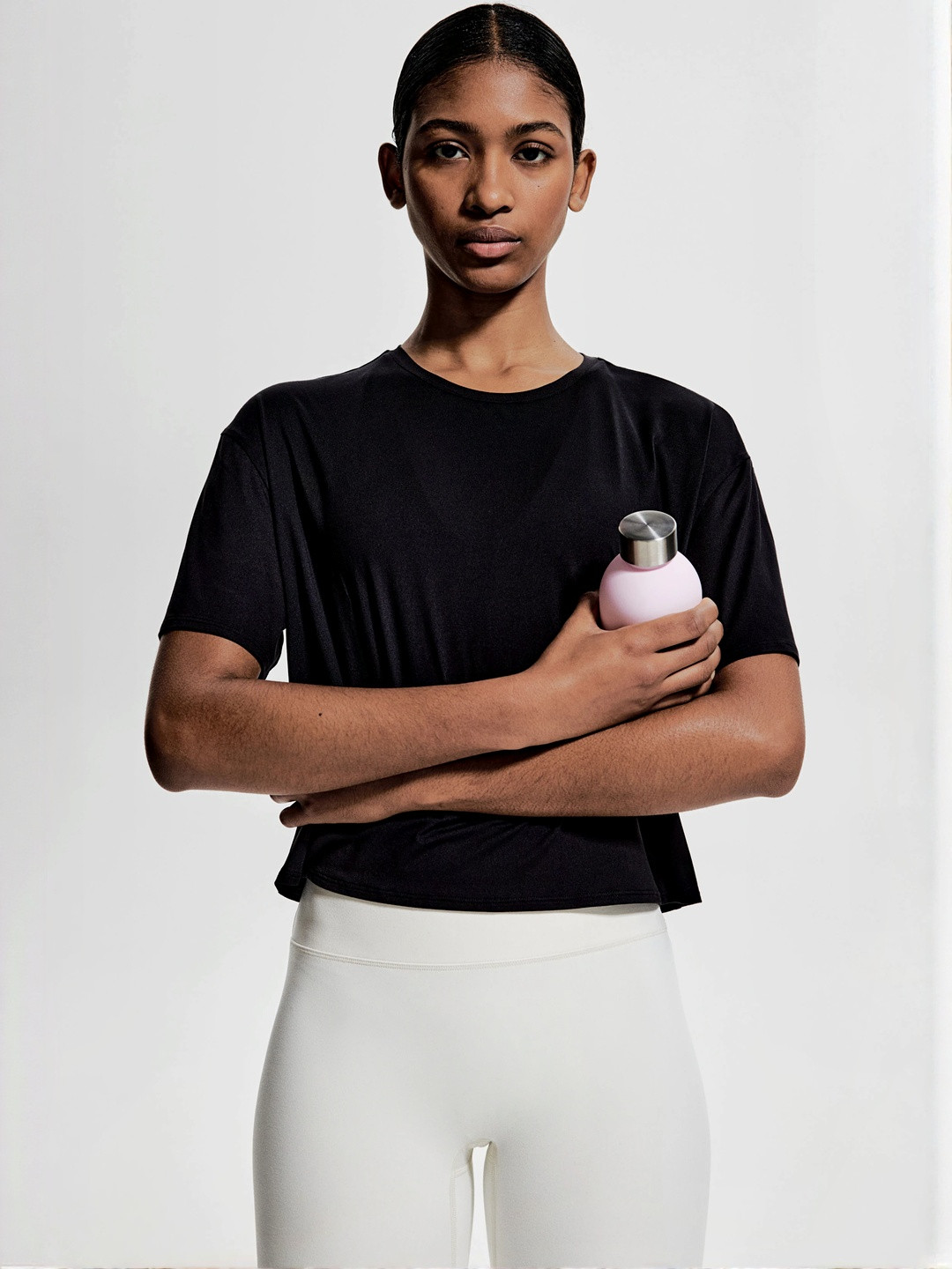 H&M Boxy-Style Sports Top In DryMove