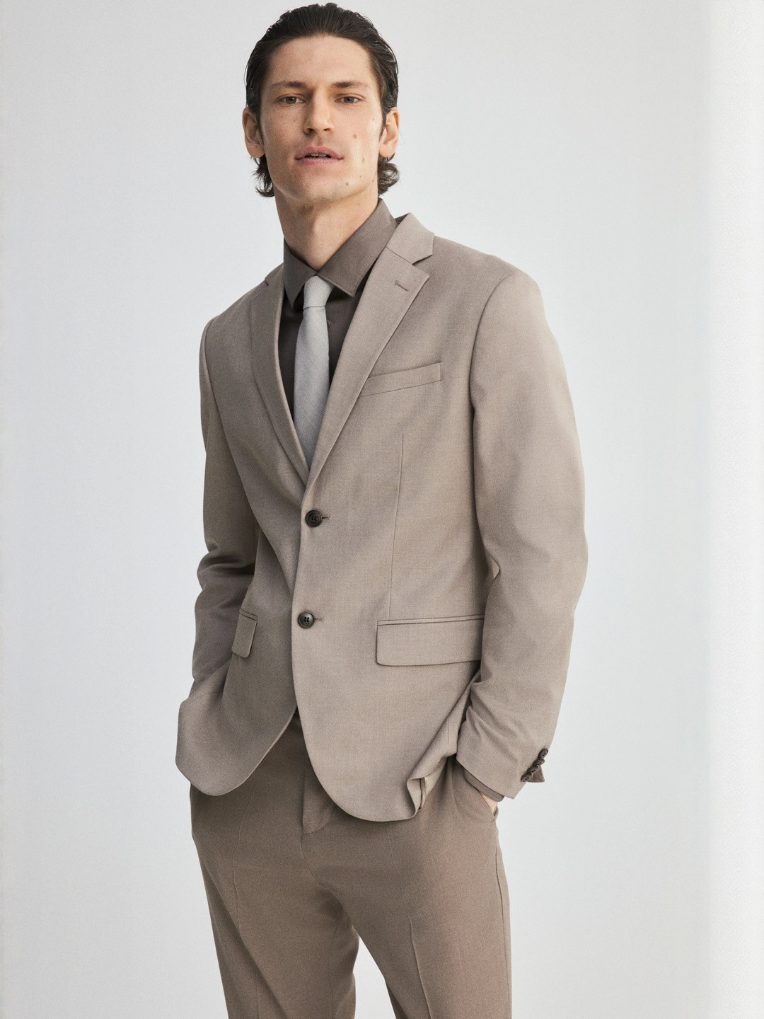 H&M Regular Fit Single-Breasted Jacket