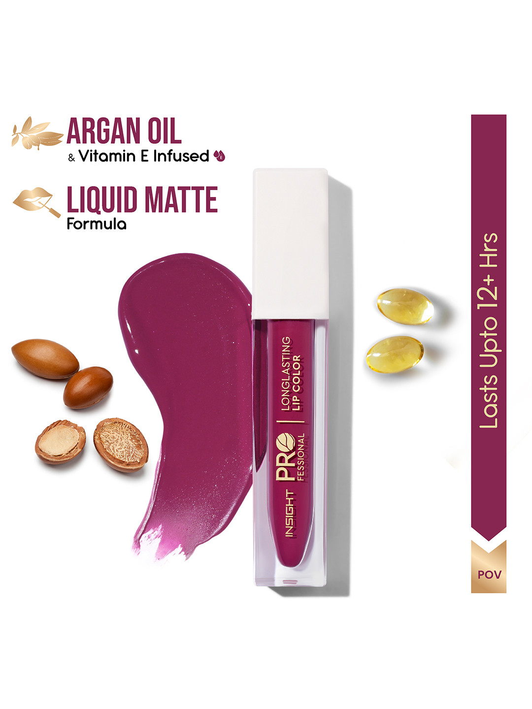 Insight Cosmetics Professional Longlasting Liquid Matte Lip Color - Pov