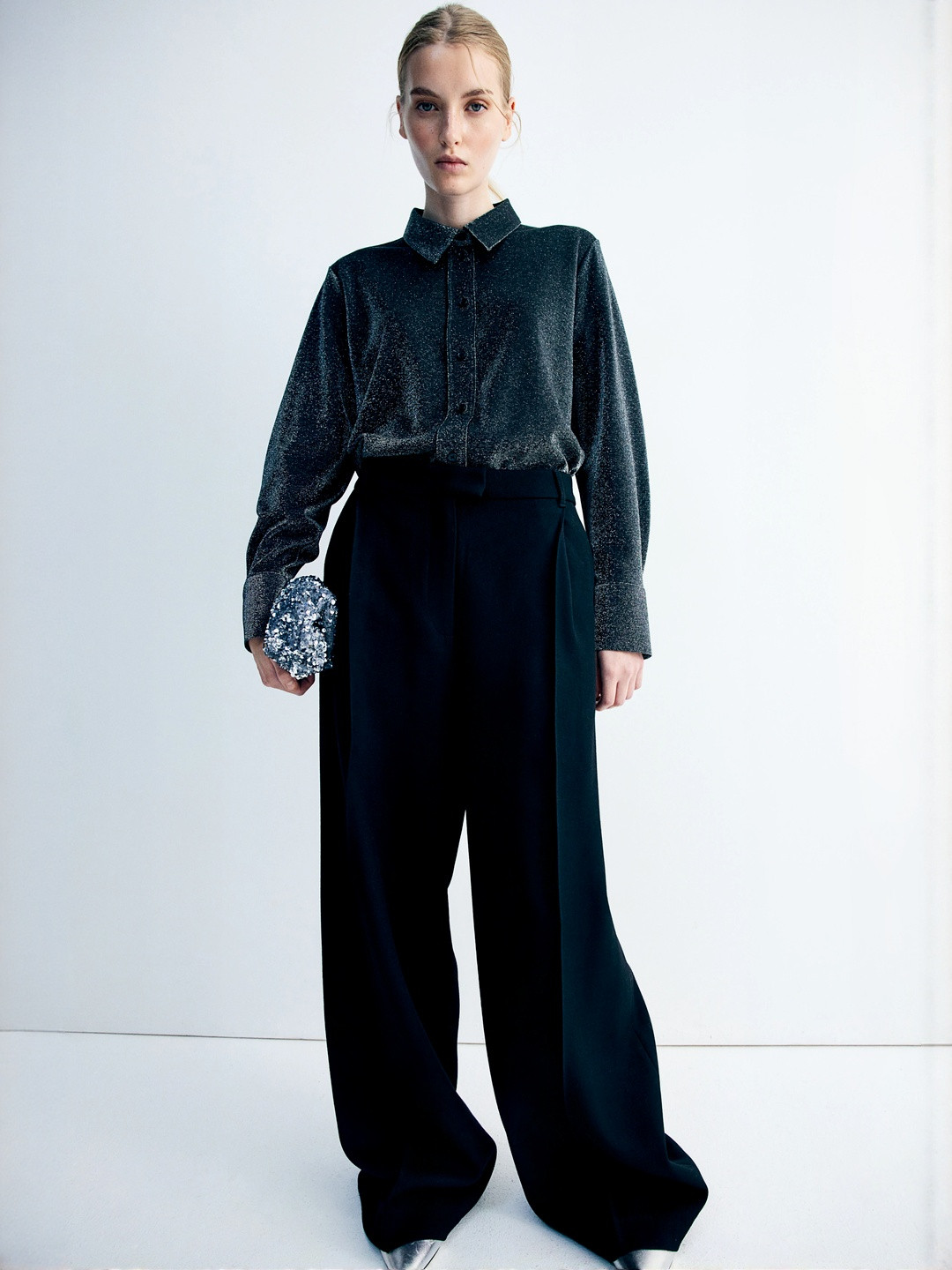H&M Glittery Shirt
