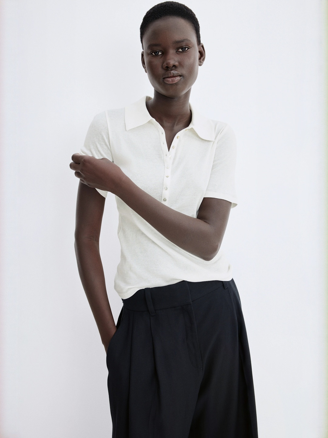 H&M Fitted Polo Shirt