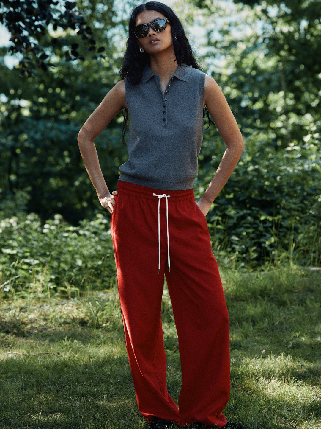 H&M Women Wide Leg Trousers