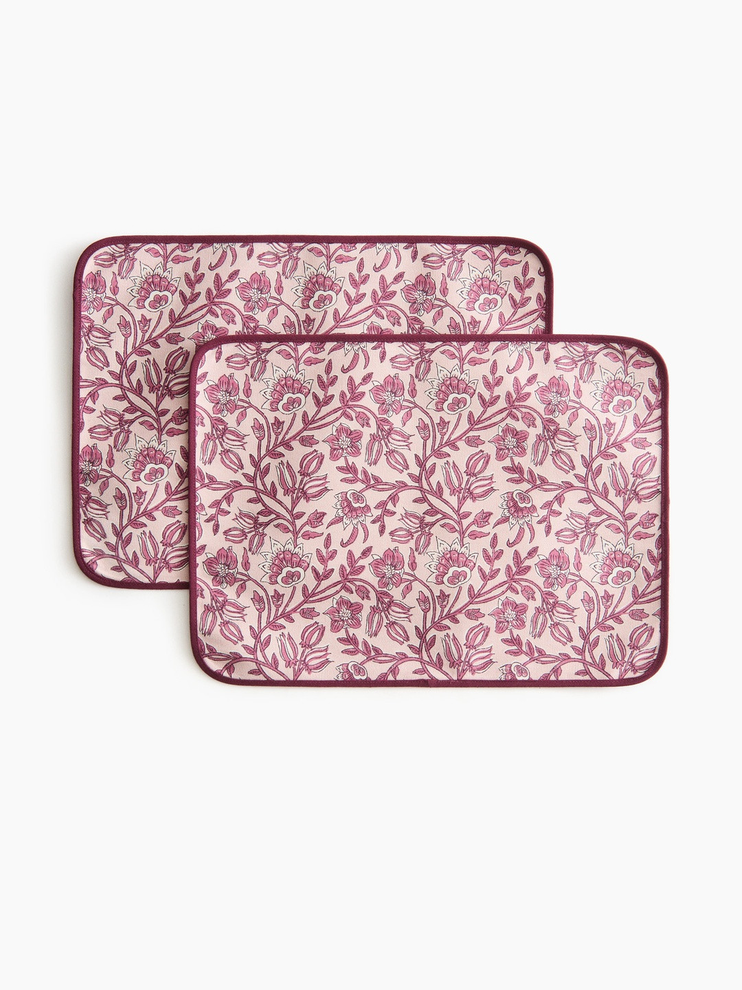 H&M Pink 2-Pack Water-Repellent Placemats