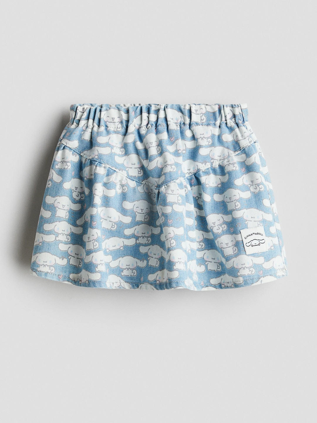 H&M Printed Denim Skirt