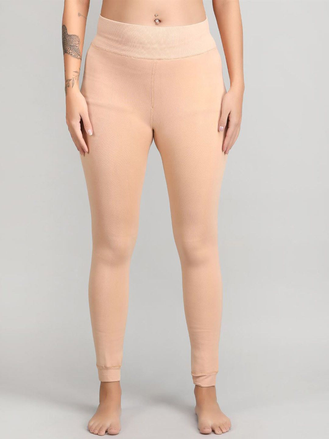OGIMI- Ohh Give me Women Stretchable Mid Rise Thermal Bottoms