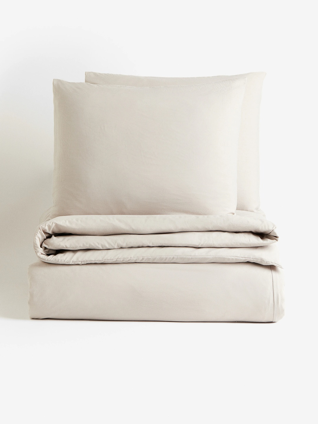 H&M Beige Double King Duvet Cover