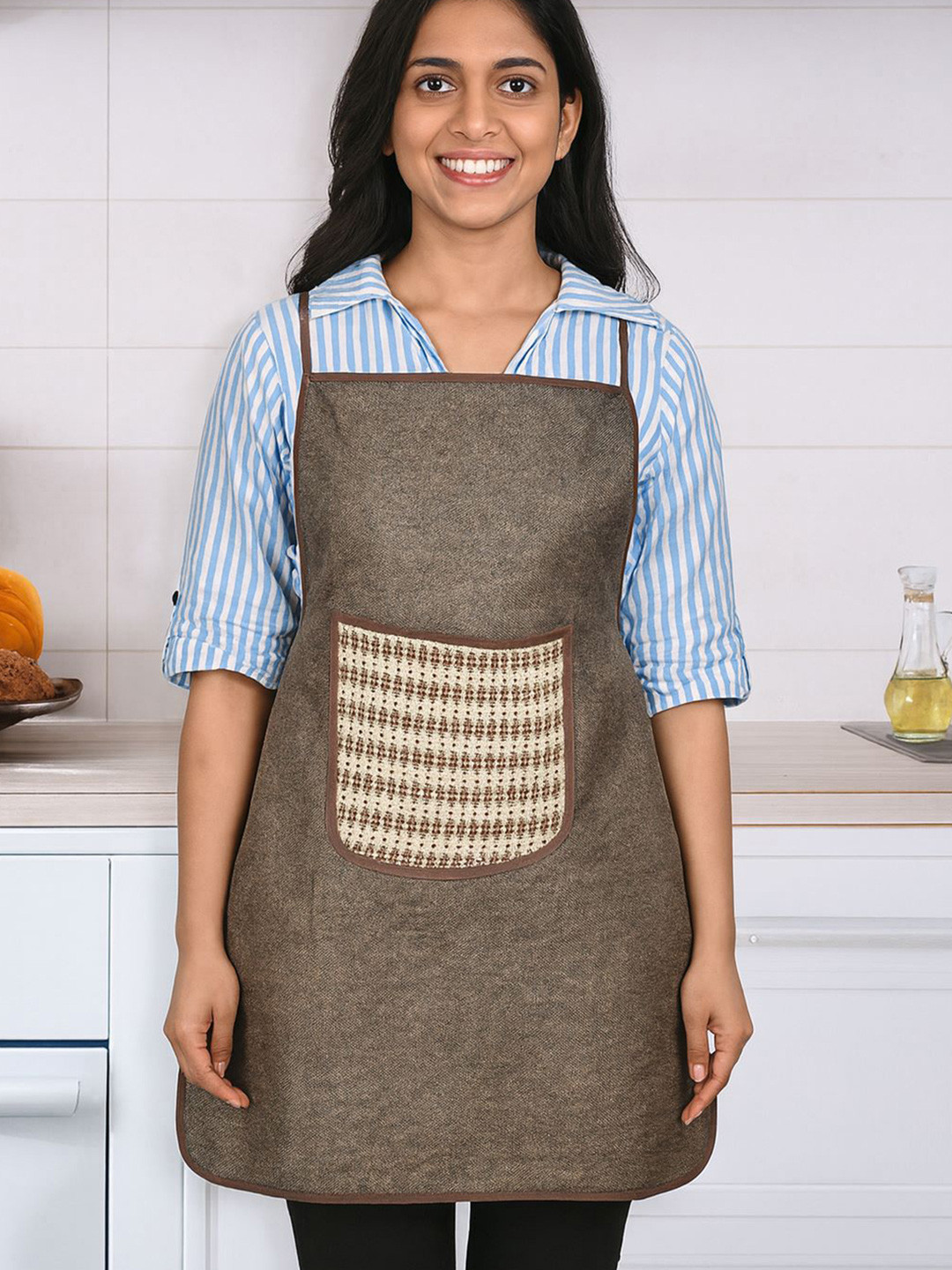 Aura Brown Waterproof With Big FrontPocket