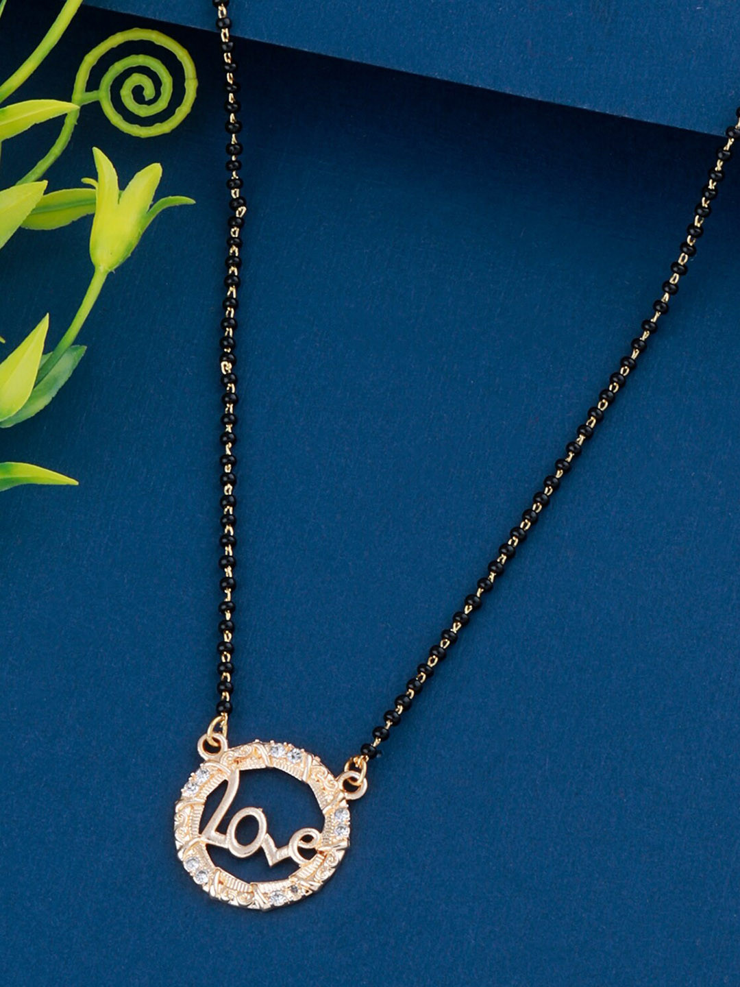 Silver Shine Gold-Plated Mangalsutra